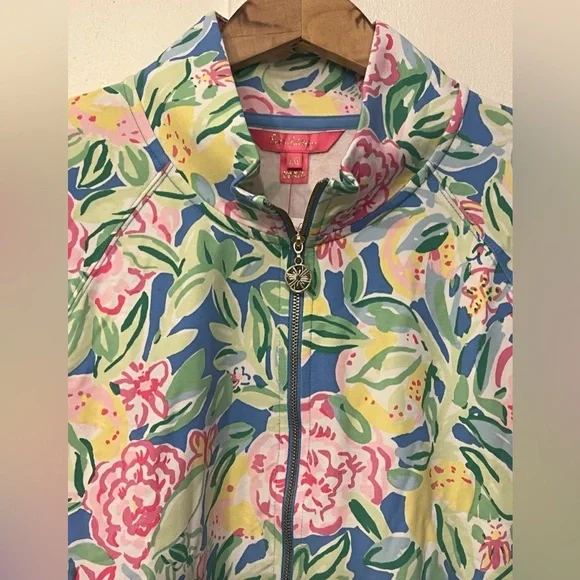 Lily Pulitzer Women’s skipper pop over Grove Garden 1/2 Zip NWT XXL - Picture 4 of 13